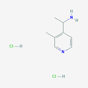 molecular formula C8H14Cl2N2 B13507785 1-(3-Methylpyridin-4-yl)ethan-1-amine dihydrochloride 