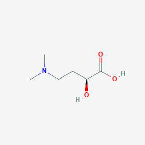 molecular formula C6H13NO3 B13507801 (2S)-4-(dimethylamino)-2-hydroxybutanoicacid 