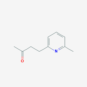 molecular formula C10H13NO B13508085 4-(6-Methylpyridin-2-yl)butan-2-one 