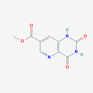 molecular formula C9H7N3O4 B13508088 methyl2,4-dioxo-1H,2H,3H,4H-pyrido[3,2-d]pyrimidine-7-carboxylate 