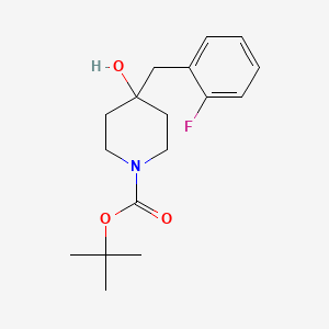 1-tert-Butyloxycarbonyl-4-(2-fluorobenzyl)-4-hydroxypiperidine