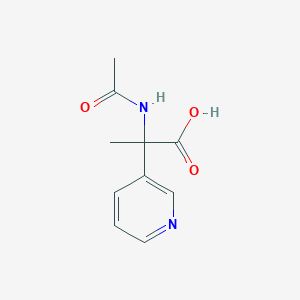 2-Acetamido-2-(pyridin-3-yl)propanoic acid