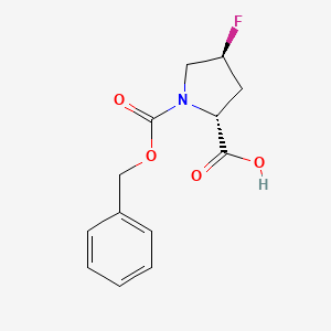 (2R,4S)-1-((Benzyloxy)carbonyl)-4-fluoropyrrolidine-2-carboxylic acid