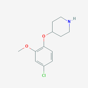 4-(4-Chloro-2-methoxyphenoxy)piperidine