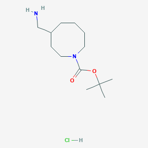 Tert-butyl 4-(aminomethyl)azocane-1-carboxylate hydrochloride