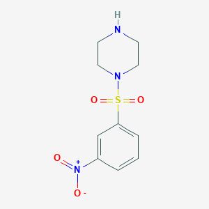 B1350861 1-[(3-Nitrophenyl)sulfonyl]piperazine CAS No. 89474-78-2