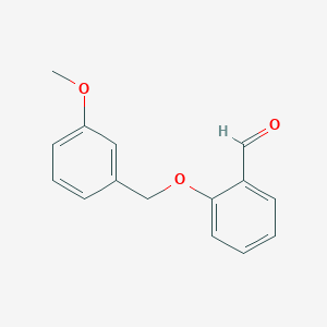 molecular formula C15H14O3 B1350865 2-[(3-甲氧基苄基)氧基]苯甲醛 CAS No. 350693-45-7