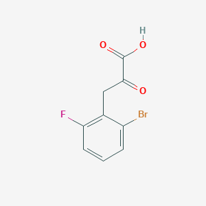 3-(2-Bromo-6-fluorophenyl)-2-oxopropanoic acid