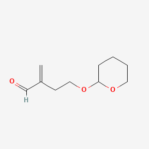 2-Methylidene-4-(oxan-2-yloxy)butanal