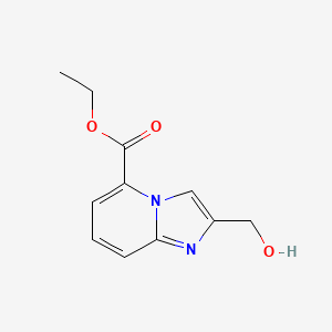 Ethyl 2-(hydroxymethyl)imidazo[1,2-a]pyridine-5-carboxylate