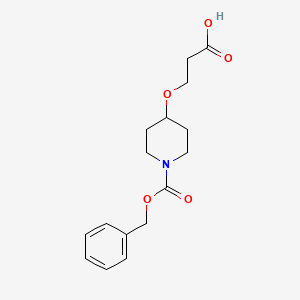 3-((1-((Benzyloxy)carbonyl)piperidin-4-yl)oxy)propanoic acid