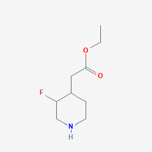 Ethyl 3-fluoro-4-piperidinylacetate