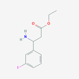 Ethyl 3-amino-3-(3-iodophenyl)propanoate