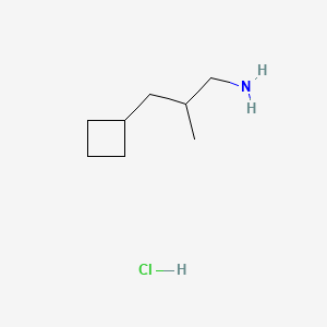 3-Cyclobutyl-2-methylpropan-1-amine hydrochloride