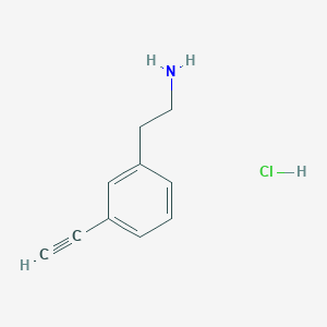 2-(3-Ethynylphenyl)ethan-1-aminehydrochloride