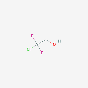 molecular formula C2H3ClF2O B1350893 2-Chloro-2,2-difluoroethanol CAS No. 464-00-6