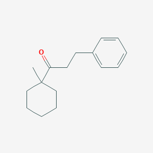 molecular formula C16H22O B1350894 1-(1-Methylcyclohexyl)-3-phenylpropan-1-one CAS No. 634592-46-4
