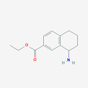 Ethyl 8-amino-5,6,7,8-tetrahydronaphthalene-2-carboxylate