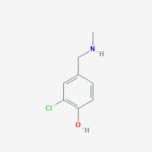 2-Chloro-4-[(methylamino)methyl]phenol