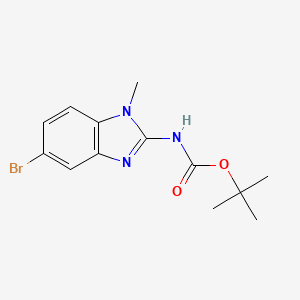 tert-butylN-(5-bromo-1-methyl-1H-1,3-benzodiazol-2-yl)carbamate