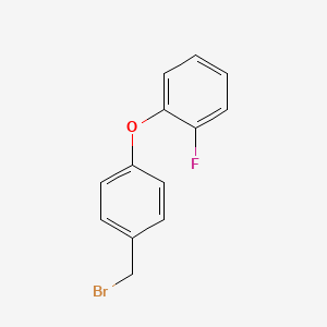 1-[4-(Bromomethyl)phenoxy]-2-fluorobenzene