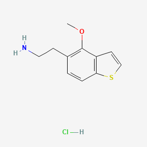 2-(4-Methoxy-1-benzothiophen-5-yl)ethan-1-amine hydrochloride