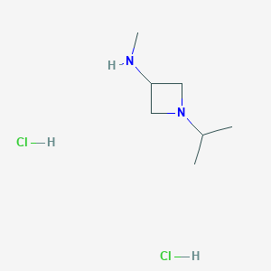 molecular formula C7H18Cl2N2 B13509046 N-methyl-1-(propan-2-yl)azetidin-3-amine dihydrochloride 