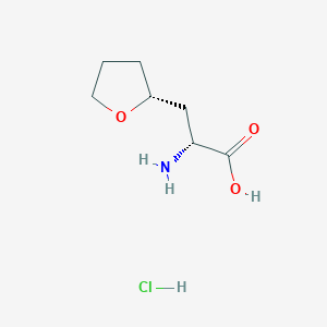 (2R*)-2-amino-3-[(2R)-oxolan-2-yl]propanoicacidhydrochloride