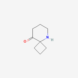 molecular formula C8H13NO B13509065 5-Azaspiro[3.5]nonan-9-one 