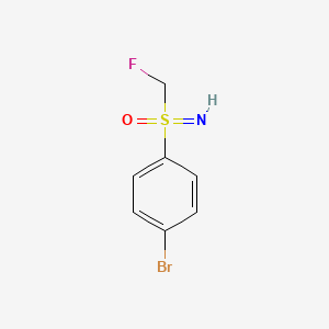 (4-Bromophenyl)(fluoromethyl)imino-lambda6-sulfanone