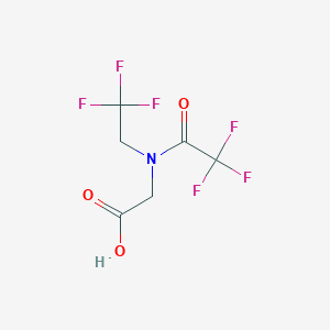 n-(2,2,2-Trifluoroacetyl)-n-(2,2,2-trifluoroethyl)glycine