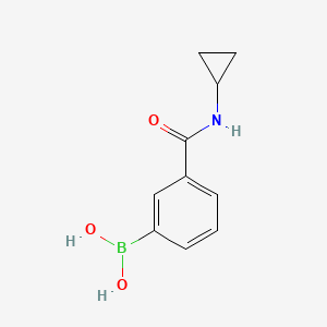 molecular formula C10H12BNO3 B1350912 3-(Cyclopropylaminocarbonyl)phenylboronic acid CAS No. 850567-23-6