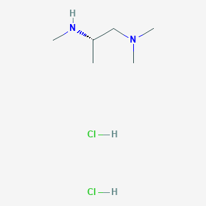 molecular formula C6H18Cl2N2 B13509156 dimethyl[(2S)-2-(methylamino)propyl]aminedihydrochloride 