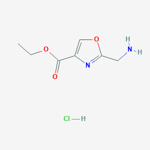 Ethyl 2-(aminomethyl)-1,3-oxazole-4-carboxylate hydrochloride