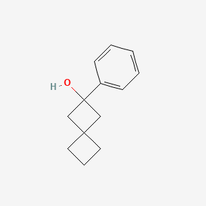 molecular formula C13H16O B13509200 2-Phenylspiro[3.3]heptan-2-ol 