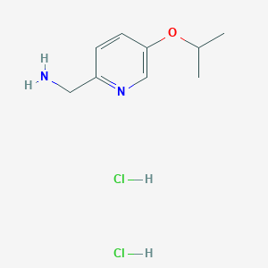 1-[5-(Propan-2-yloxy)pyridin-2-yl]methanamine dihydrochloride