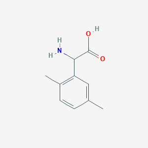 molecular formula C10H13NO2 B1350924 Amino(2,5-dimethylphenyl)acetic acid CAS No. 293330-04-8