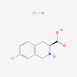 (3S)-7-chloro-1,2,3,4-tetrahydroisoquinoline-3-carboxylicacidhydrochloride