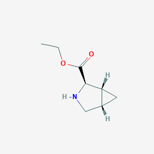 3-Azabicyclo[3.1.0]hexane-2-carboxylicacid,ethylester,[1R-(1-alpha-,2-alpha-,5-alpha-)]-(9CI)