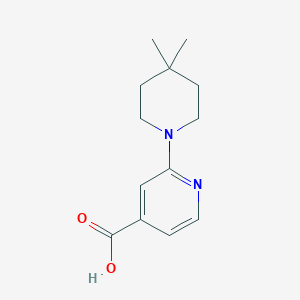 2-(4,4-Dimethylpiperidin-1-yl)isonicotinic acid