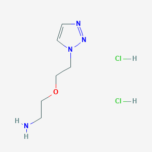 2-[2-(1H-1,2,3-triazol-1-yl)ethoxy]ethan-1-amine dihydrochloride