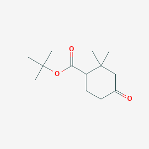 Tert-butyl 2,2-dimethyl-4-oxocyclohexane-1-carboxylate