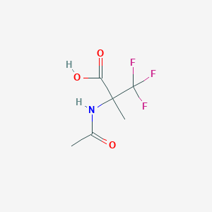 2-Acetamido-3,3,3-trifluoro-2-methylpropanoic acid