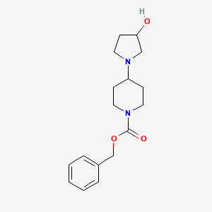 Benzyl 4-(3-hydroxypyrrolidin-1-yl)piperidine-1-carboxylate