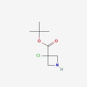 Tert-butyl 3-chloroazetidine-3-carboxylate