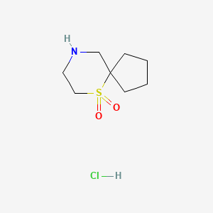 6lambda6-Thia-9-azaspiro[4.5]decane-6,6-dione hydrochloride