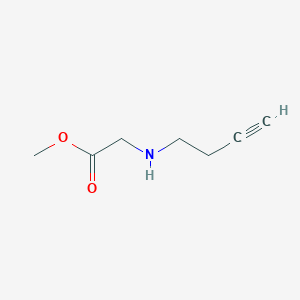 Methyl but-3-yn-1-ylglycinate