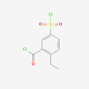 5-(Chlorosulfonyl)-2-ethylbenzoyl chloride