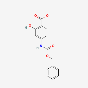 Methyl 4-{[(benzyloxy)carbonyl]amino}-2-hydroxybenzoate