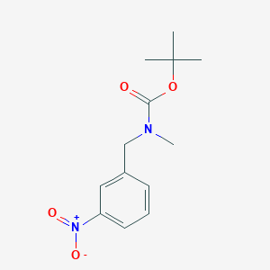 molecular formula C13H18N2O4 B13509582 n-Tert-butoxycarbonyl-n-methyl-n-(3-nitrobenzyl)amine 